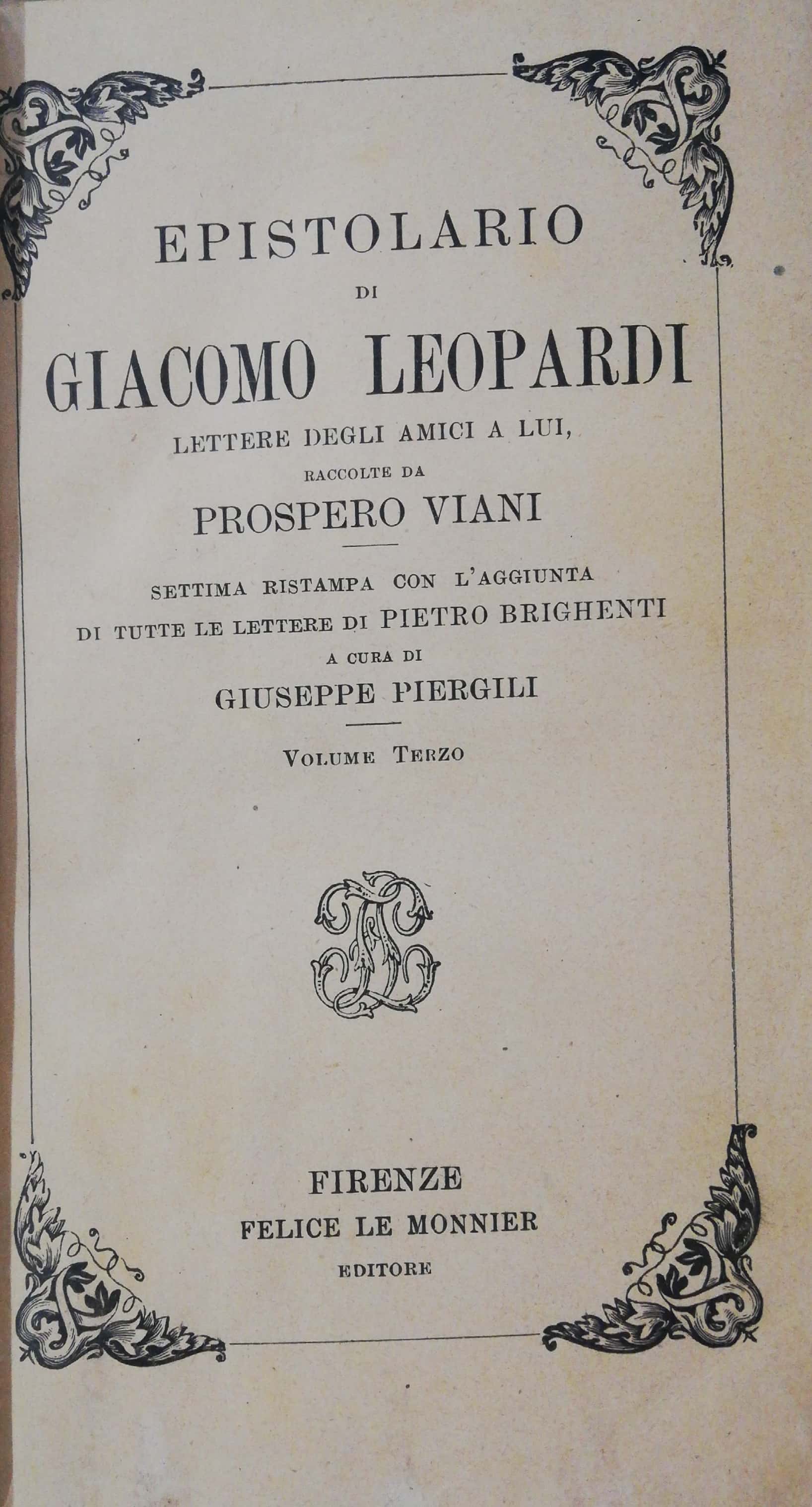 EPISTOLARIO Vol. 3